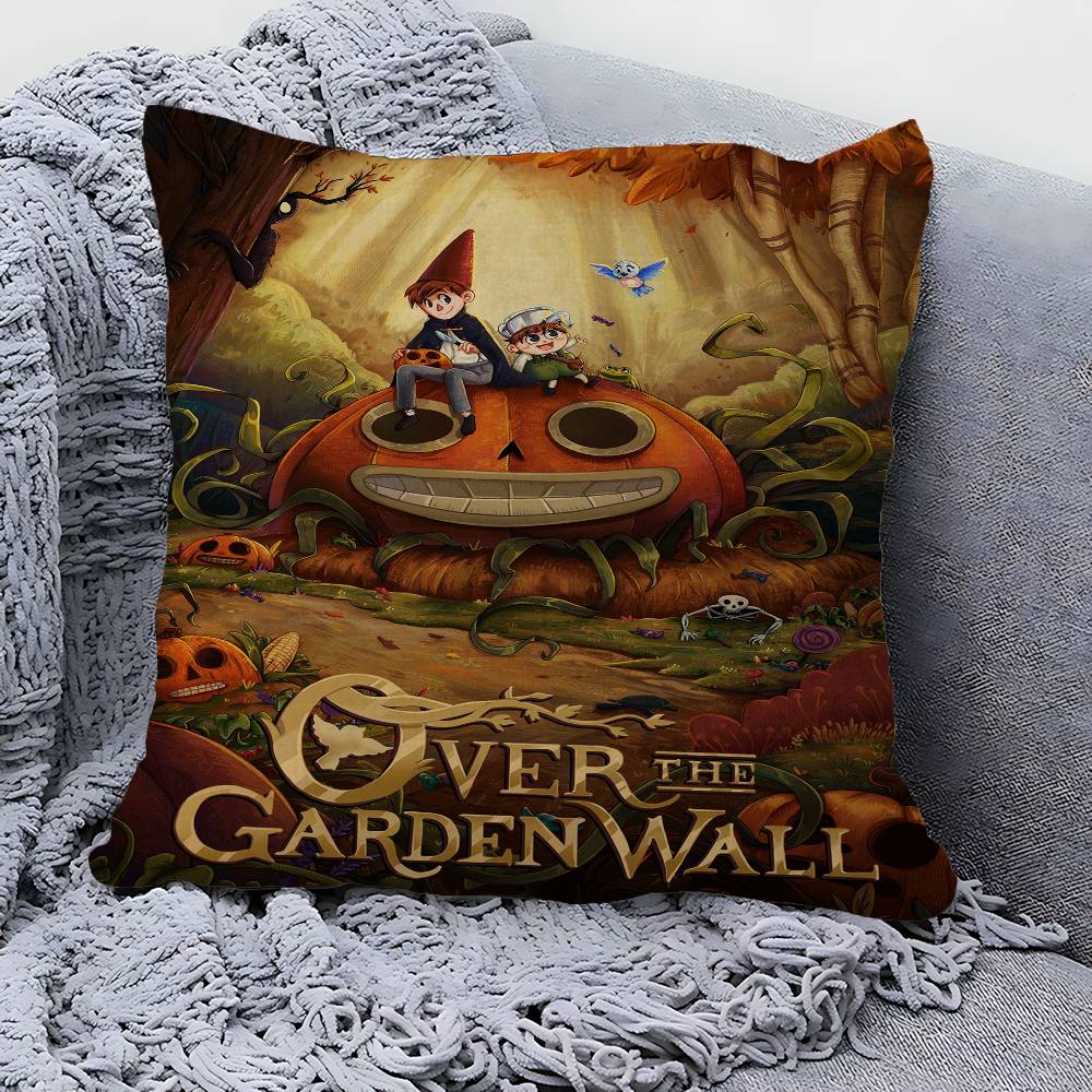 Anime O-Over The G-Garden W-Wall Personalized Picture Text Home Decorative Pillows Household Gifts 45x45cm
