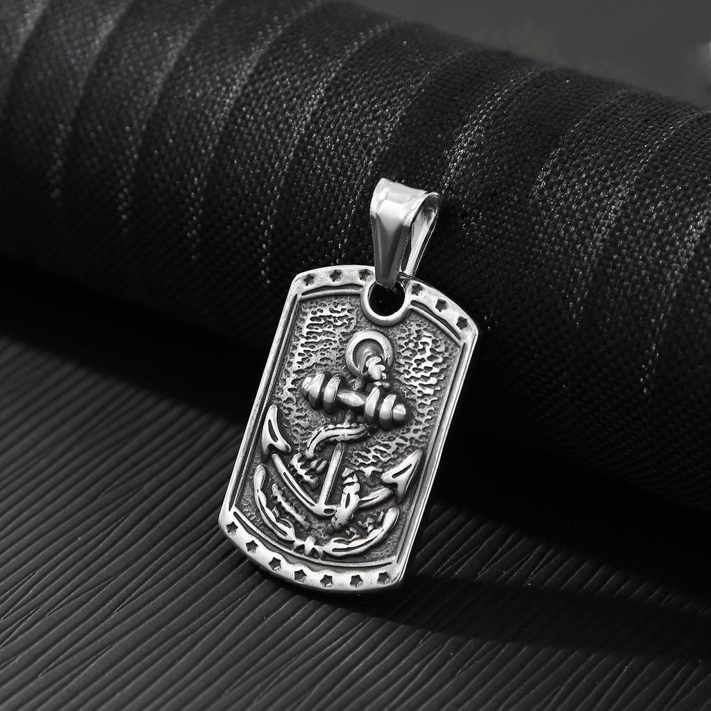 Men's Fashion Trend Stainless Steel Titanium Pendant Jewelry