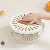 Family Kitchen Essential Foldable Handle Colander Fruit Washing Bowl Drain Basket For Washing Draining
