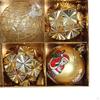 9Pcs Christmas Ball Baubles Xmas Tree Hanging Pendants Party Supplies Decor for Window Yard