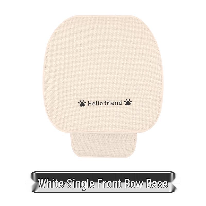 Cartoon Cute Girl Shy Cat Car Seat Cushion for All Seasons, Fits Volkswagen Golf, Bora, Sagitar, Tharu.