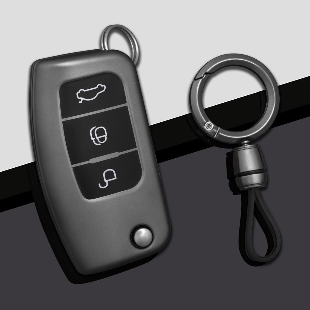 Car Key Case Cover For Ford Focus 2 Mk2 Fiesta Mondeo Galaxy Ecosport Kuga Escape Falcon B-Max C-Max Keychain Accessories