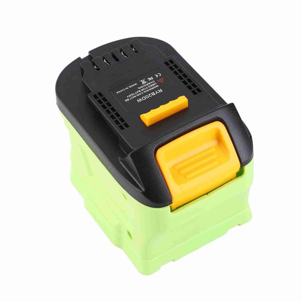 Batterikonverter Hög Effektivitet för 18V till 20V Litiumbatteri Elverktygsadapter Stöd USB