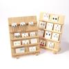 Ohrring-Aufsteller aus Holz 3/4/5 Ebenen Schmuck Ohrring-Aufsteller Holz Ohrringkartenhalter Für Zuhause Laden Organisation