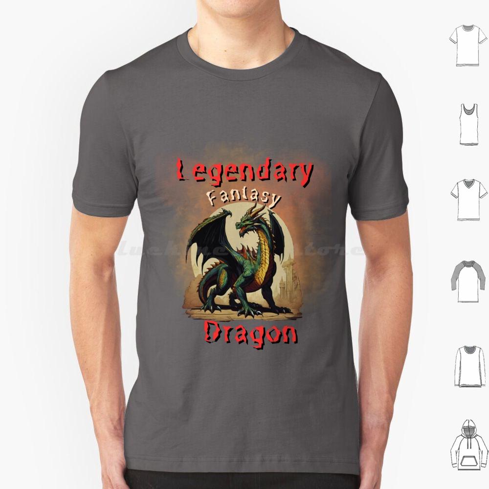 Funny Legendary Fantasy Dragon Cool Gift Mens Women T Shirt Cotton Men Women DIY Print Legendary Animals Mystic Dragon Mystic