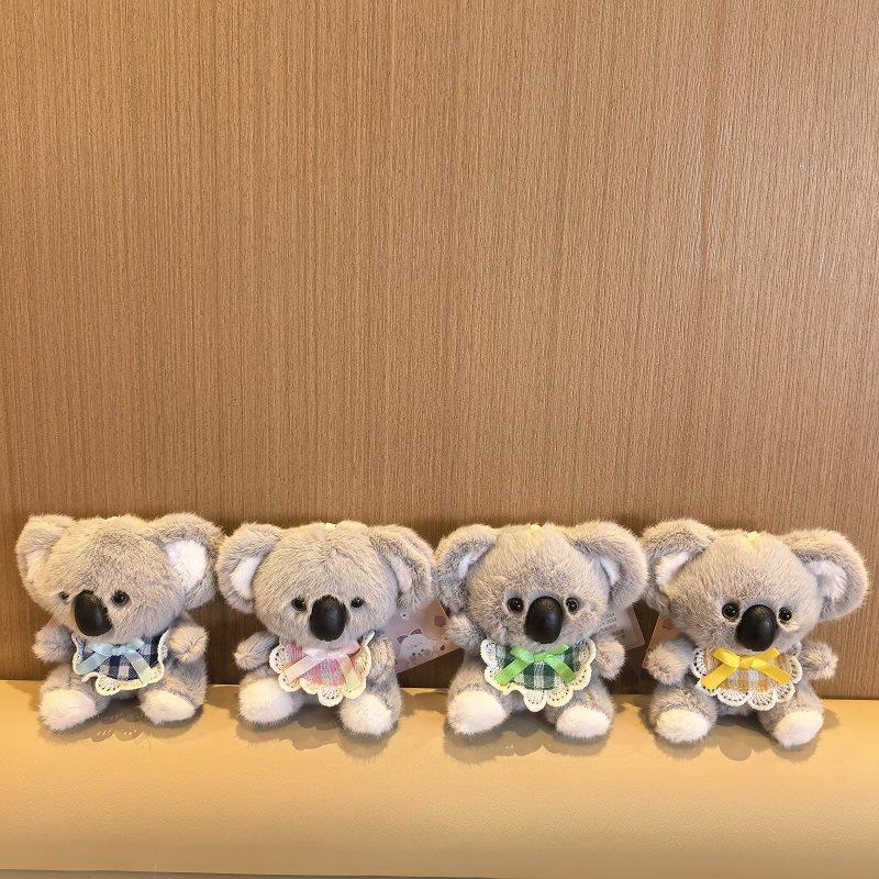 Koala Plush Keychain - Cute Backpack Charm Claw Machine Toy 12cm