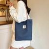 Retro Karomuster Denim Doppelseitige Schultertaschen für Damen Pendler Damen Perlenhandtaschen Tote Lässig Vielseitig Damen Unterarmtasche