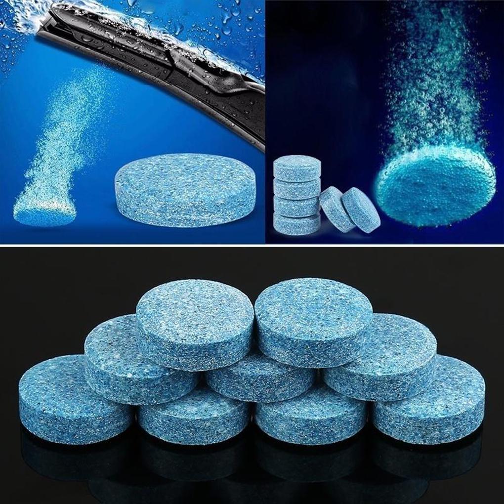 10pcs/set Window Glass Cleaning Vehicles Effervescent Light Sufficient Car Accessories Multifunctional Water Pill