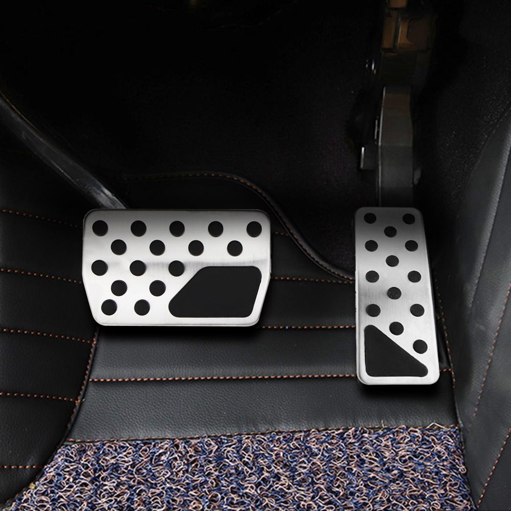 Car Pedals for Jeep Grand Cherokee WK2 Dodge Durango 2011 - 2019 2020 2021 Gas Brake Pedal Cover Stainless Steel Pad Accessories