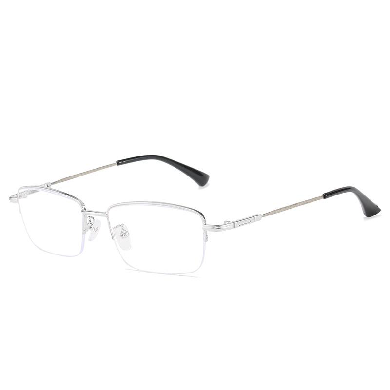 

Модные прямоугольные очки для близорукости с защитой от синего света, женские и мужские деловые очки с плоским зеркалом, диоптрии 0 ~-6,0 -6.0