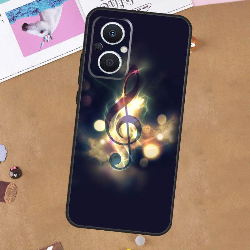 

Music Note Symbol Piano Case For OPPO Reno 4Z 5Z 8T 10 11 Pro 11F 5 6 7 8 Lite OPPO Find X5 X6 Pro X2 X3 Neo Cover OPPO Reno8 5G
