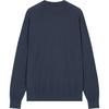 Calvin Klein Solid Color Letter Embroidered Crew Neck Long Sleeve Sweater Men Sweater Navy-Blue J326453-BAN