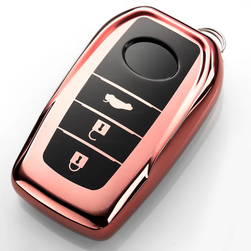 Colorful TPU Car Remote Key Case Cover Fob For Toyota Corolla RAV4 Auris Crown Camry Prius CHR Prado Crown Land Cruiser 200 Aygo