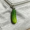 Creative Pickle Themed Keychain Amusing Cucumber Shape Keyrings Adornment Thoughtful Gift For Special Occasions