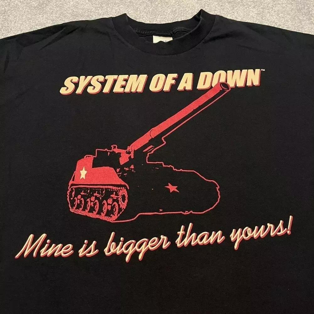 

System of a Down Моя больше твоей Футболка с принтом группы Полный размер S-5XL Унисекс Футболка S
