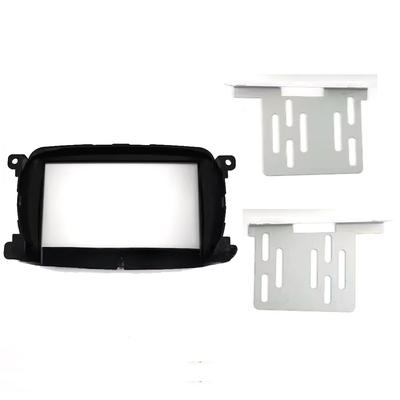 2DIN Center Console Panel for FIAT 500 2015 Supporting Installation of Aftermarket Navigation and Audio Devices