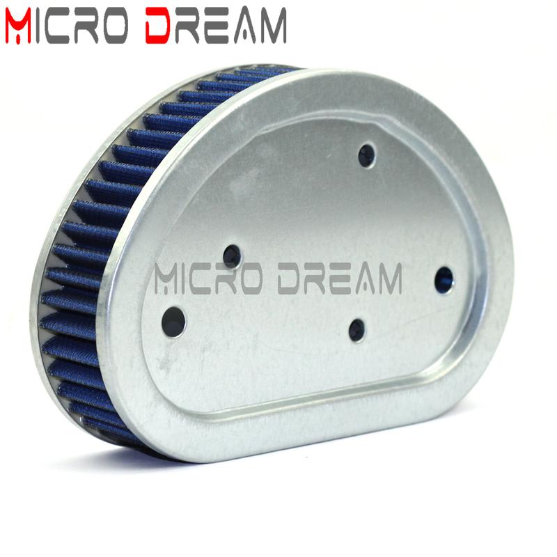 Cotton Gauze High-Flow Air Filters Intake Air Cleaner For Harley Dyna Street Fat Bob Super Glide Custom FLD FXD FXDF FXDB FXDC