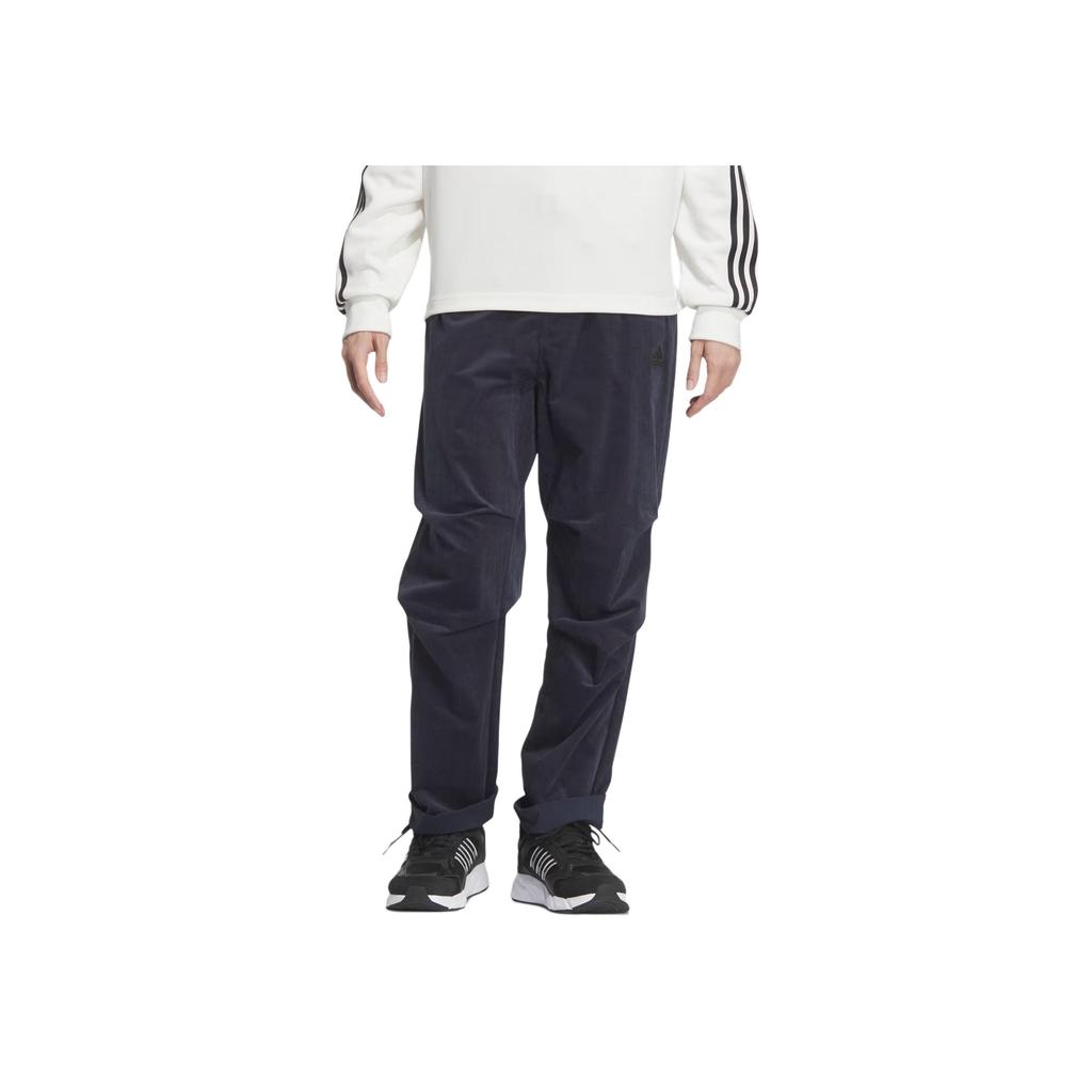 Adidas FW24 Tech Textured Trousers Men Bottoms Legendary-Ink-Blue JI8690