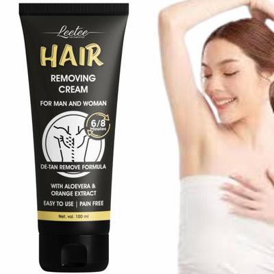 Haarentfernungscreme für Frauen 100G | Packung mit 1 | Angereichert mit Aloe Vera | Einfach und schmerzlos anzuwenden | Geeignet für Beine, Achseln, Bikinizone, Arme