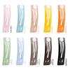 Rectangular BB Clips High-gloss Tapering Color Powder-coated and Lacquered Hair Clips Handcrafted Material Headwear Accessories