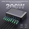 200W Gallium Nitride Multi-Port Fast Charger for Laptops & Tablets