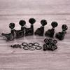 Set of 6 Acoustic Electric Guitar Tuners with Installation Screws and Bushings Suitable for 10mm Left Hand Peg Holes