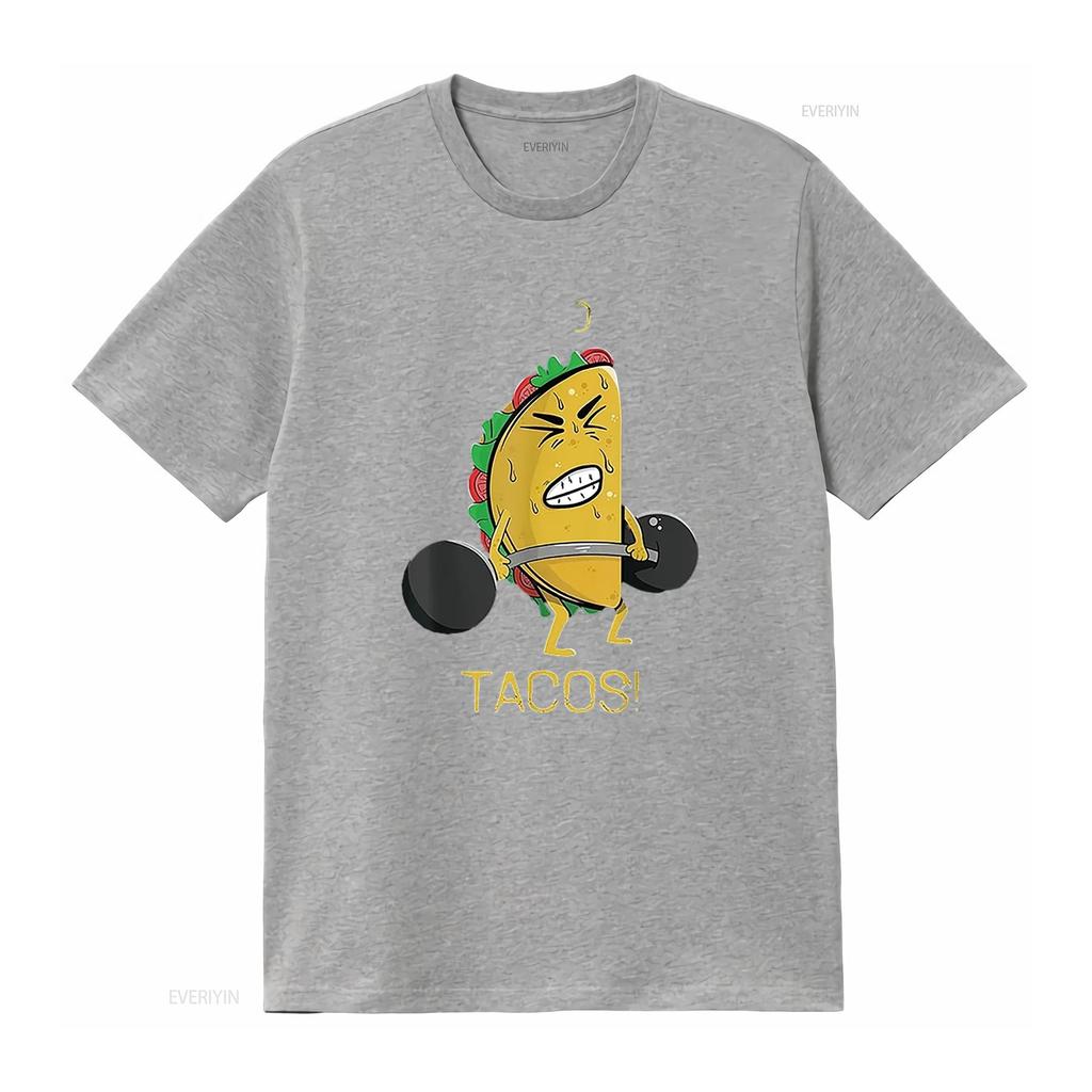 I Do It For The Tacos Weight Lifting Taco Cinco Unique Women S  T Shirt with Eye Catching  Vintage Washed Casual Soft Stylish