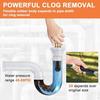 Drain Bladder Kit with Gloves Powerful Pressure Easy To Use Universal Drain Cleaning Bladder Drain Bladder Unclogger Set
