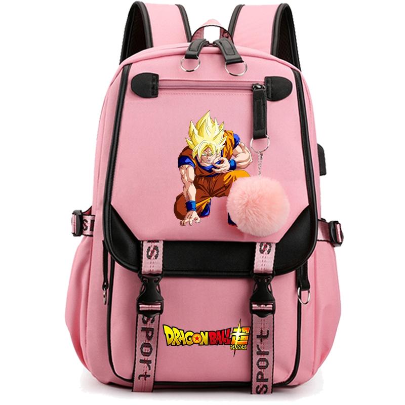 Anime Dragon Ball Bag Large Capacity Backpack for Women Anti Theft Travel Bag Back To Schoolbag for Teenager Girl Laptop Bag Women Travel Bag Mochila