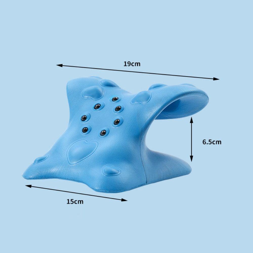 C-shaped Neck Stretcher Pillow Pain Relief Magnetic Massage Pillow Spine Support Muscle Relax Cervical Pillow TMJ Relief