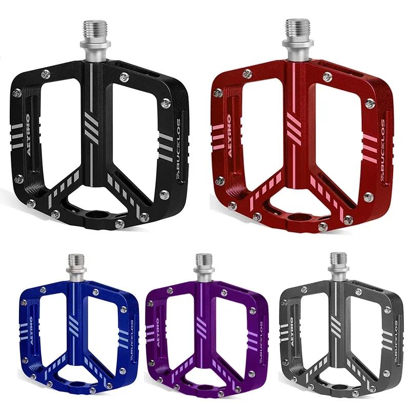 BUCKLOS 3 Bearing Bicycle Pedal CNC Aluminum Alloy Mountain Bike Pedals Non-slip Road Bike Pedal Ultralight MTB Pedals