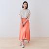 INDIVI Washable Striped Tucked Sleeve Blouse Beige Size 38 Spring Women's (12712402), (352cm), (M), Shirt/Blouse