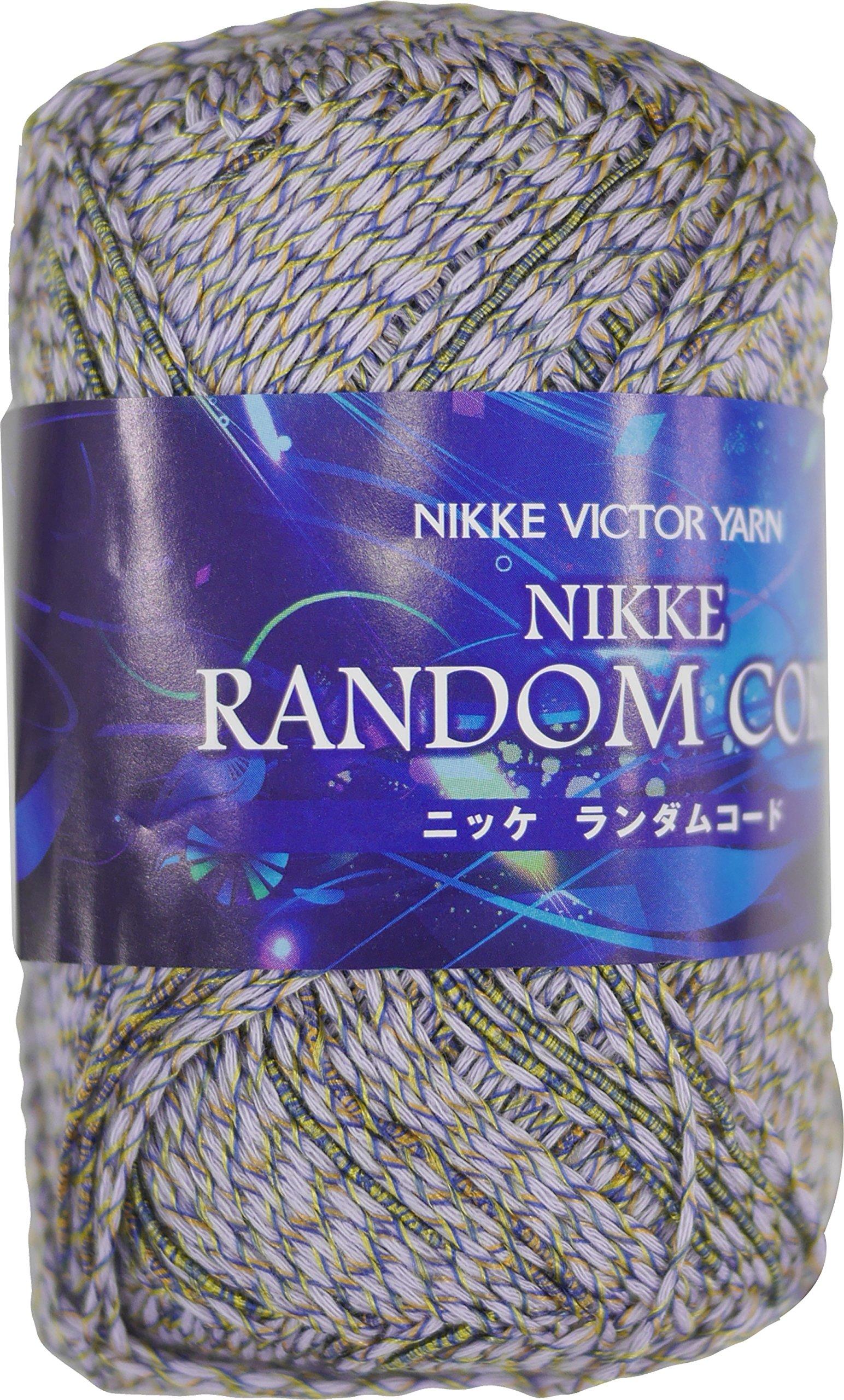 

Nikke Victor Yarn Nikke Random Cord Yarn Medium Fine Purple 30g 144m Set of 5 Balls NSRCD col.303 Approx.