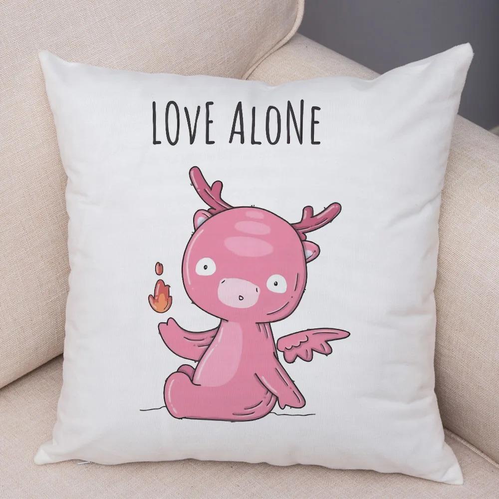 Cartoon Giraffe Monkey Decorative Pillowcase Office Living Room Car Ornaments Home Pillowcase