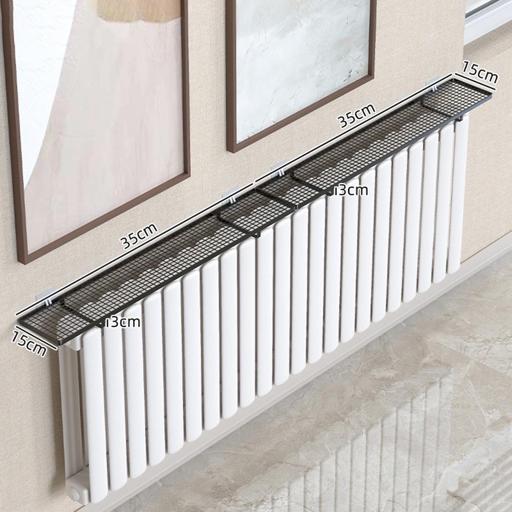 Porta asciugamani con ottimizzazione del flusso d'aria Scaffale decorativo per termosifone