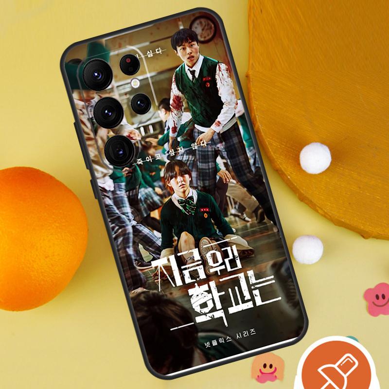 All of us are dead Case For Samsung Galaxy S25 Ultra S24 S23 S22 S21 Ultra S9 S10 S20 Plus S24 FE Funda Cover