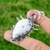 Wedding Gift For Her 925 Sterling Silver Natural Dendrite Opal Gemstone Pendant