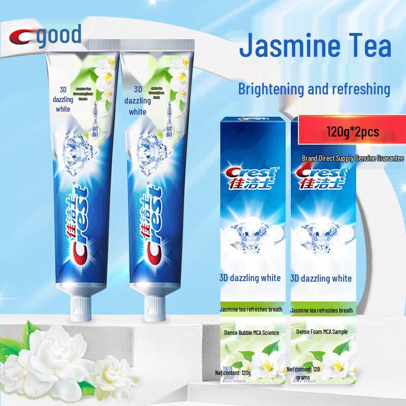 Crest 3D White Jasmine Tea Fresh Toothpaste