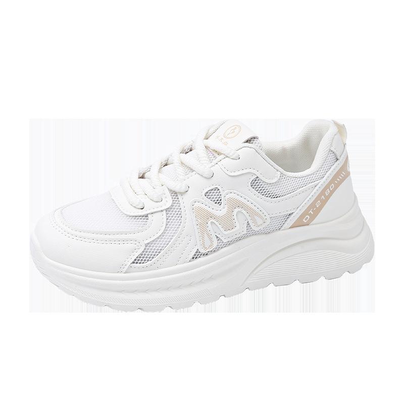 2025 Summer Forrest Gump Shoes Women's New Platform Dad Shoes Breathable Sports Shoes Lightweight Casual Running Shoes German Training Shoes