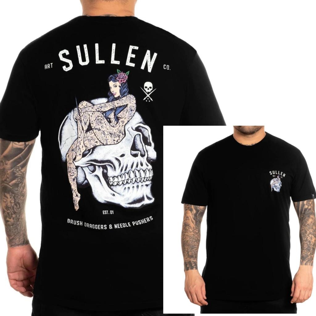 Sullen Unisexs Short Sleeve Academy Premium TShirt Highend Luxury Unisex Style Both of Unisex and Unisex