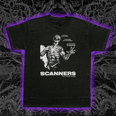 Scanners T-Shirt 1981 Horror Sci-Fi Film Tee David Cronenberg Explodierender Kopf