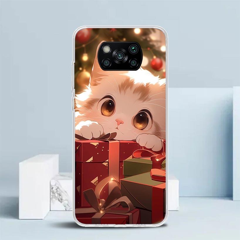 Cat Cute Kitten Cartoon Phone Case For Xiaomi Poco F7 Ultra X5 X6 X7 Pro M7 Redmi 15C 15 13C 13 12C 12 10C 10 10A 9 9C 9A 9T Cov