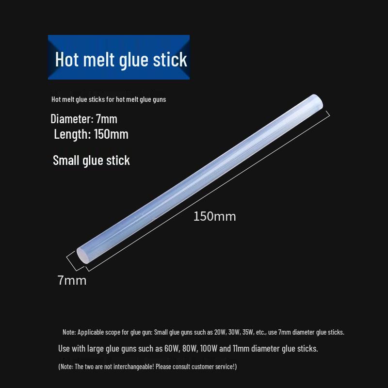 20W DIY Hot Melt Glue Gun for Household & Children's Crafts - Includes 11mm Glue Sticks