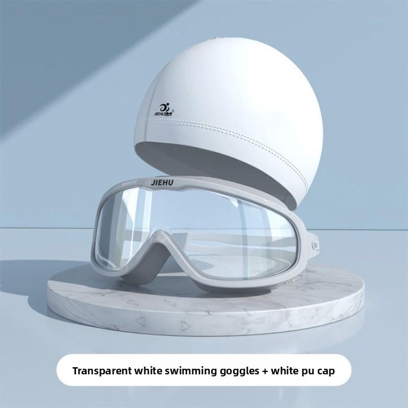Swimming Goggles Anti-high Definition Waterproof and Anti-fog Myopia Adult Swimming Goggles Large Frame Swimming Glasses Swimming Equipment Supplies