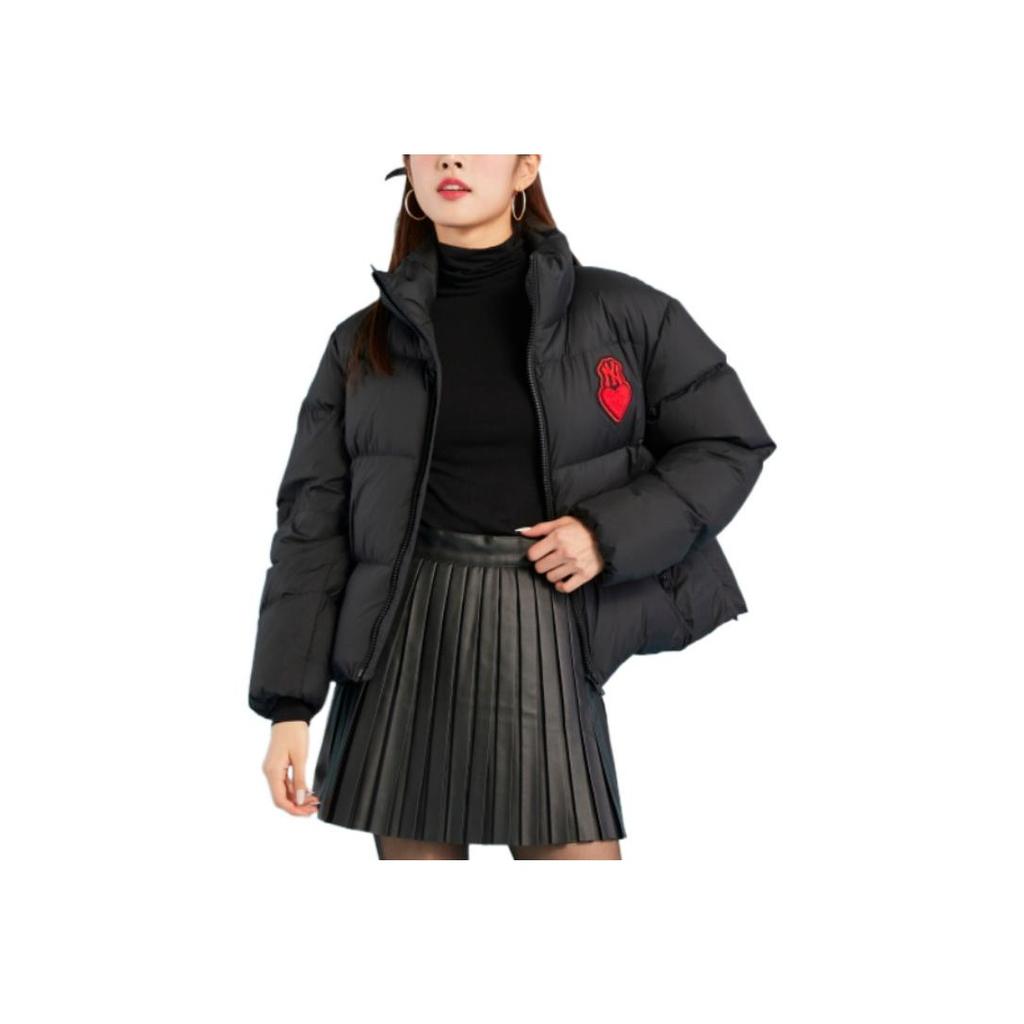 New MLB Down Jacket Cropped Unisex Black 3FDJH0126-50BKS