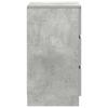 Nightstand with 3 Drawers Concrete Gray 39 x 35 x 65 cm