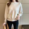 2021 Japan Korea Batwing Sleeve Women's Knitwear: Autumn/Winter Long Sleeve Loose Pullover Sweater
