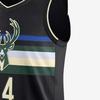 Nike NBA Basketball Jersey, Milwaukee Bucks, Giannis Antetokounmpo No. 34 Men Tops Black AT9852-010