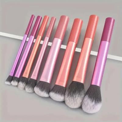 8pcs Professional Makeup Brush Kit Soft Synthetic Hair Make Up Brushes Foundation Blush Eyeshadow Cosmetic Makeup Tools