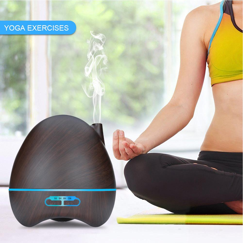 500ML Air Humidifier with Remote Control Essential Oil Diffuser Humidificador Mist Maker with LED Aroma Diffusor